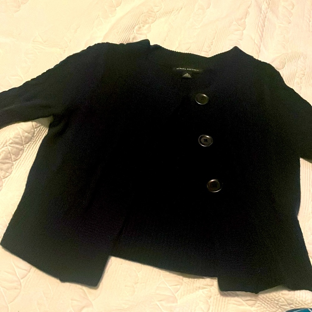 Banana republic cropped cardigan